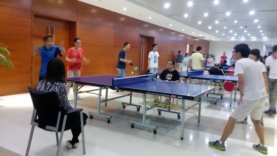 上海高研院举办“第一届协同杯乒乓球赛”