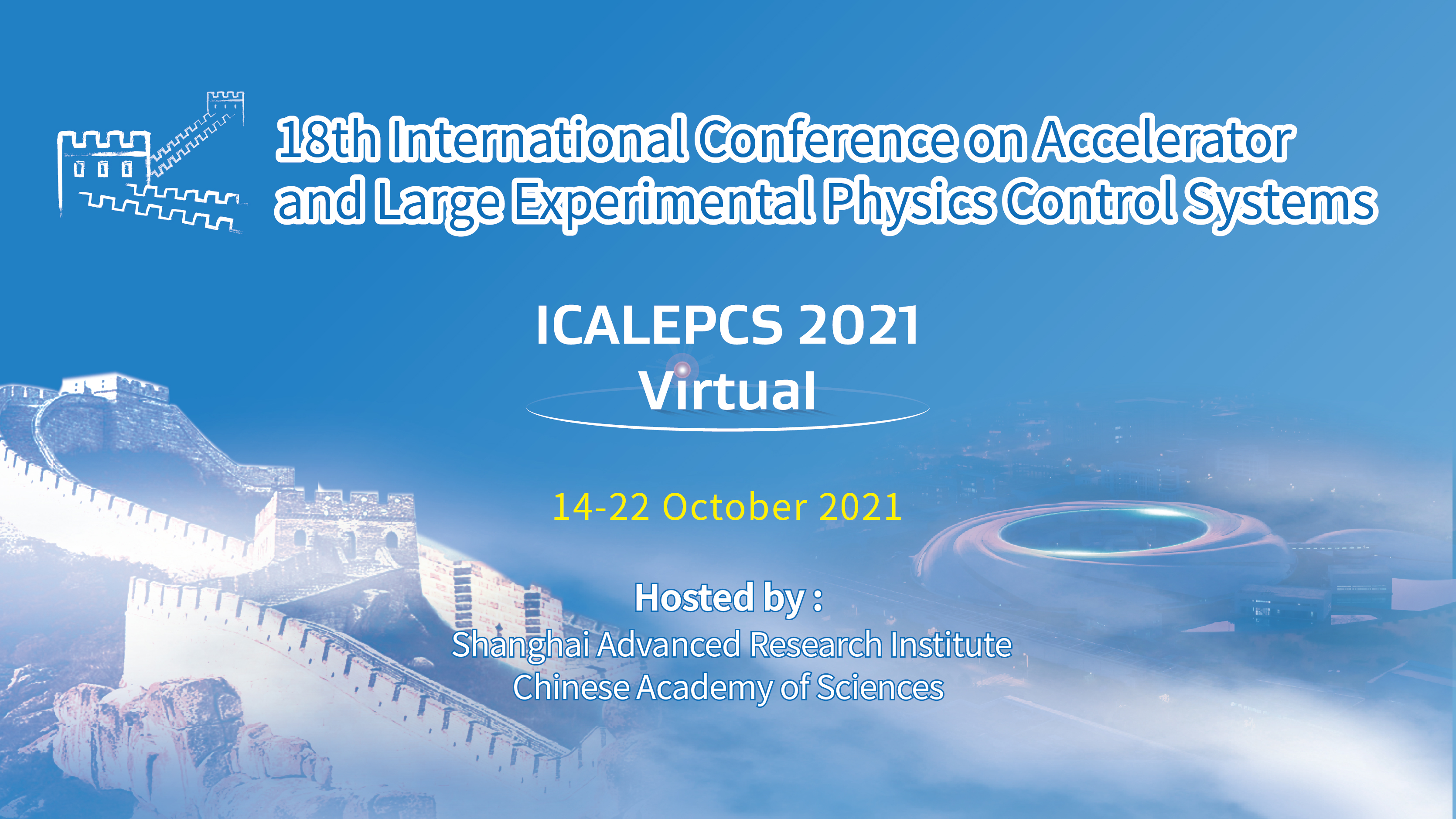 ICALEPCS 2021国际会议成功召开